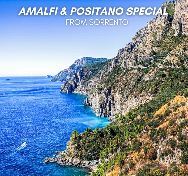 Boat ride from Sorrento to Positano and Amalfi
