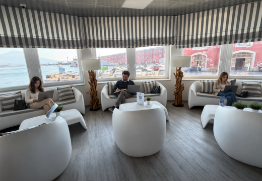 Spazio coworking della Palazzina Volaviamare