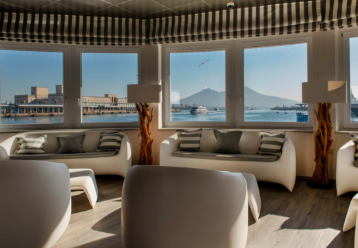 Lounge e sala d'attesa della Palazzina Volaviamare